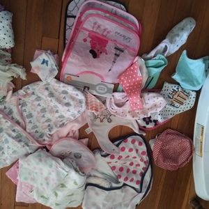 Bibs, baby towels, wash clothes